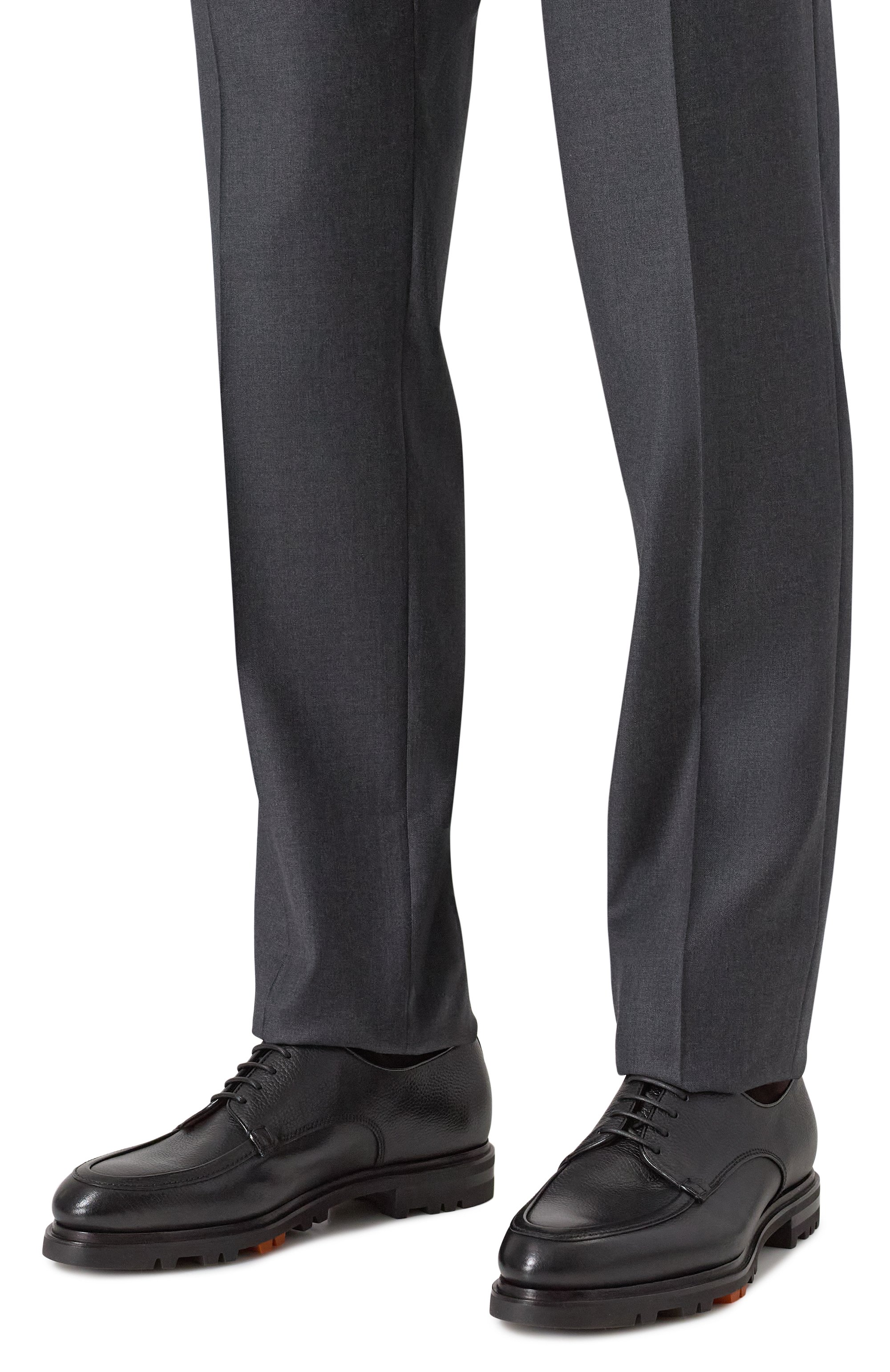 Кожаные дерби colin rock SANTONI, арт. MCCG18855SM3GPGL, фото 3