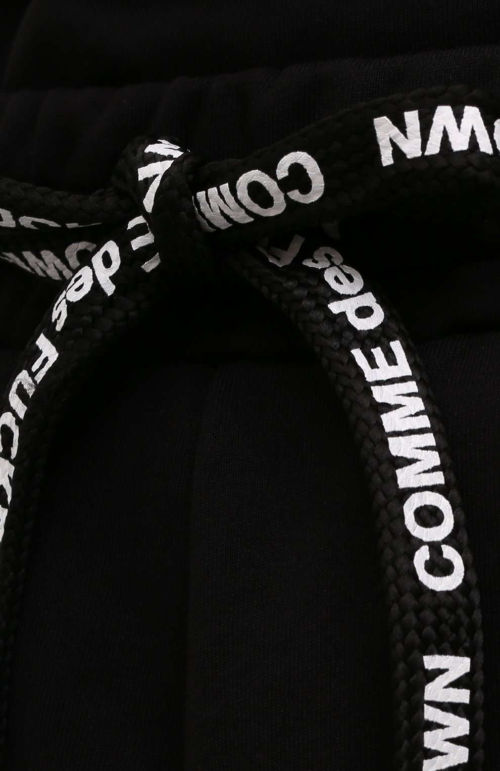 Хлопковые джоггеры COMME DES FUCKDOWN черного цвета по цене 12600 руб., арт. CDFD1604, фото 5 Хлопковые джоггеры COMME DES FUCKDOWN, арт. CDFD1604, фото 5