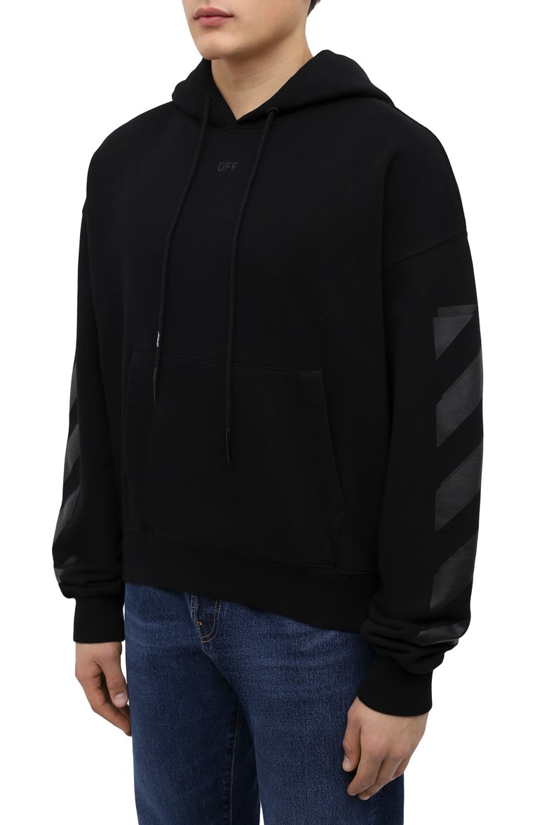 Хлопковое худи OFF-WHITE, арт. 0MBB037F21FLE007, фото 1
