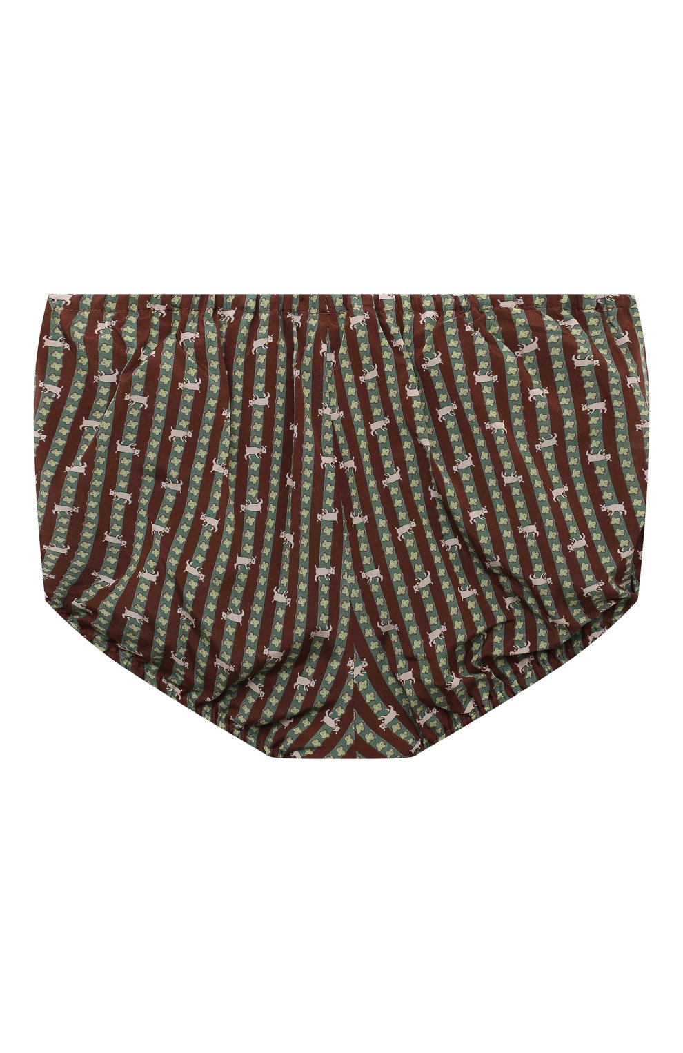 Комплект из платья и шорт ULYANA SERGEENKO коричневого цвета по цене 115000 руб., арт. ABC001KD23P (0311Б23), фото 5 Комплект из платья и шорт ULYANA SERGEENKO, арт. ABC001KD23P (0311Б23), фото 5