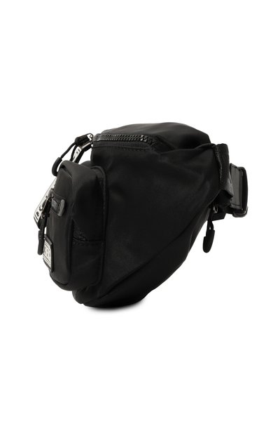 Текстильная поясная сумка ICEBERG черного цвета по цене 22800 руб., арт. 7203/6967, фото 4 Текстильная поясная сумка ICEBERG, арт. 7203/6967, фото 4