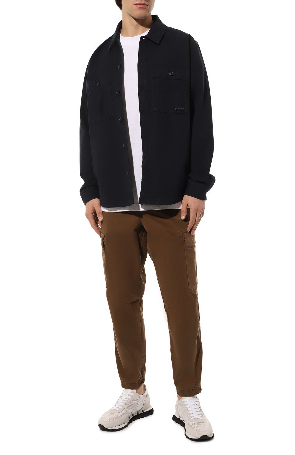 Хлопковые джоггеры BOSS ORANGE, арт. 50484948, фото 2