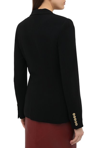 Жакет MICHAEL MICHAEL KORS черного цвета по цене 39350 руб., арт. MF01EZNENX, фото 4 Жакет MICHAEL MICHAEL KORS, арт. MF01EZNENX, фото 4