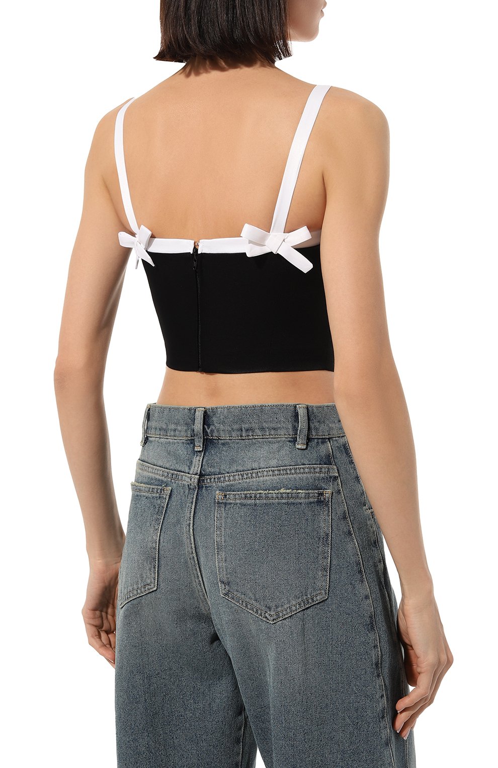 Топ из вискозы MSGM, арт. 3442MDT26Y/237318, фото 4