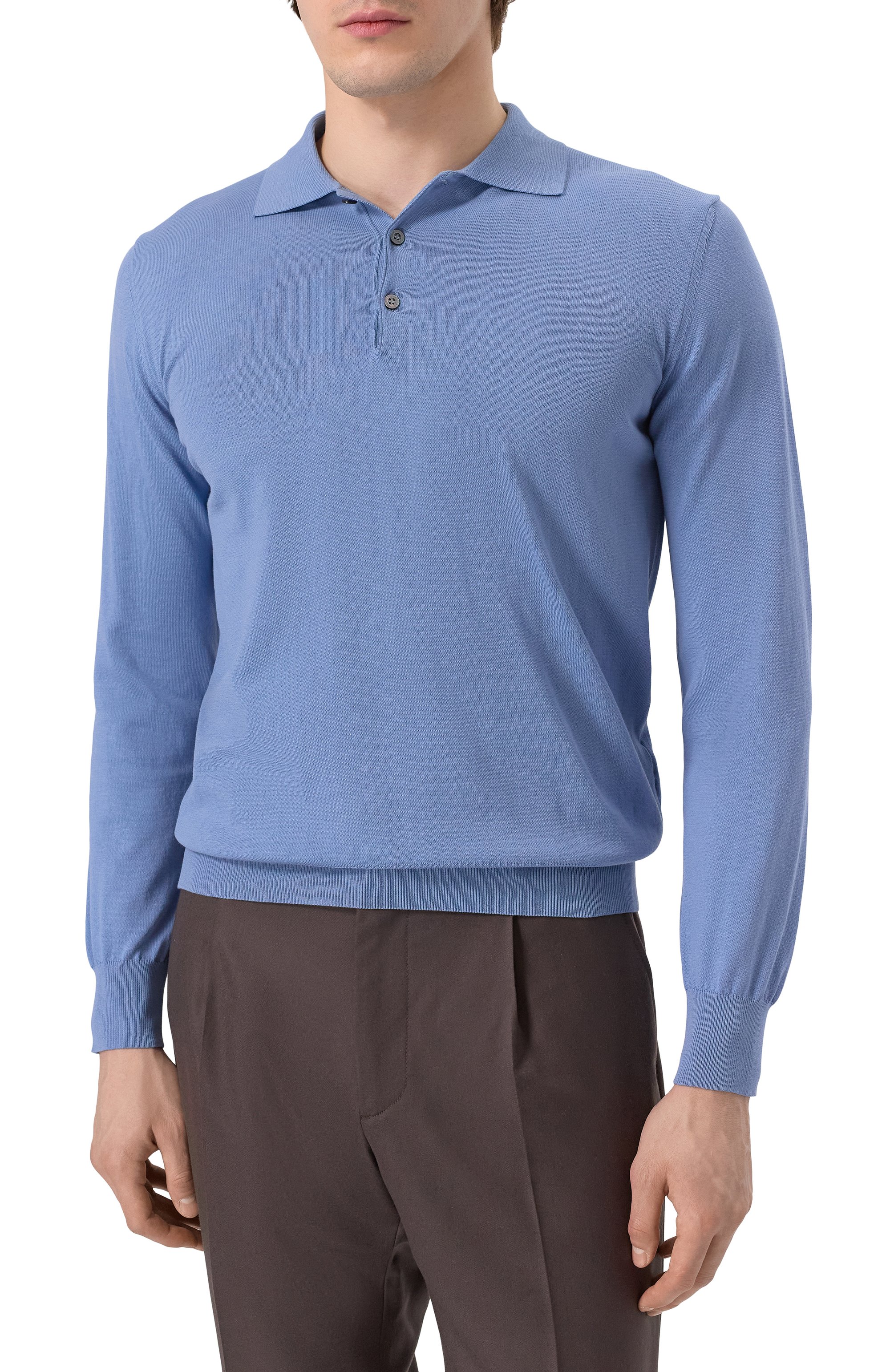 Хлопковое поло CANALI, арт. C0017/MK00145, фото 3