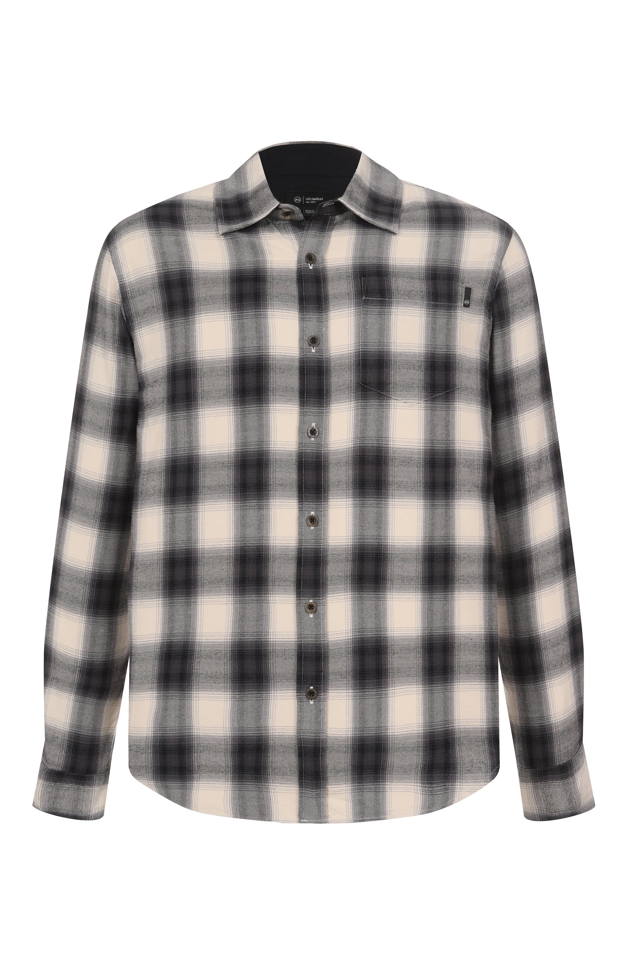 Рубашка AG ADRIANO GOLDSCHMIED серого цвета по цене 29150 руб., арт. 71093BCK, фото 1 Рубашка AG ADRIANO GOLDSCHMIED, арт. 71093BCK, фото 1