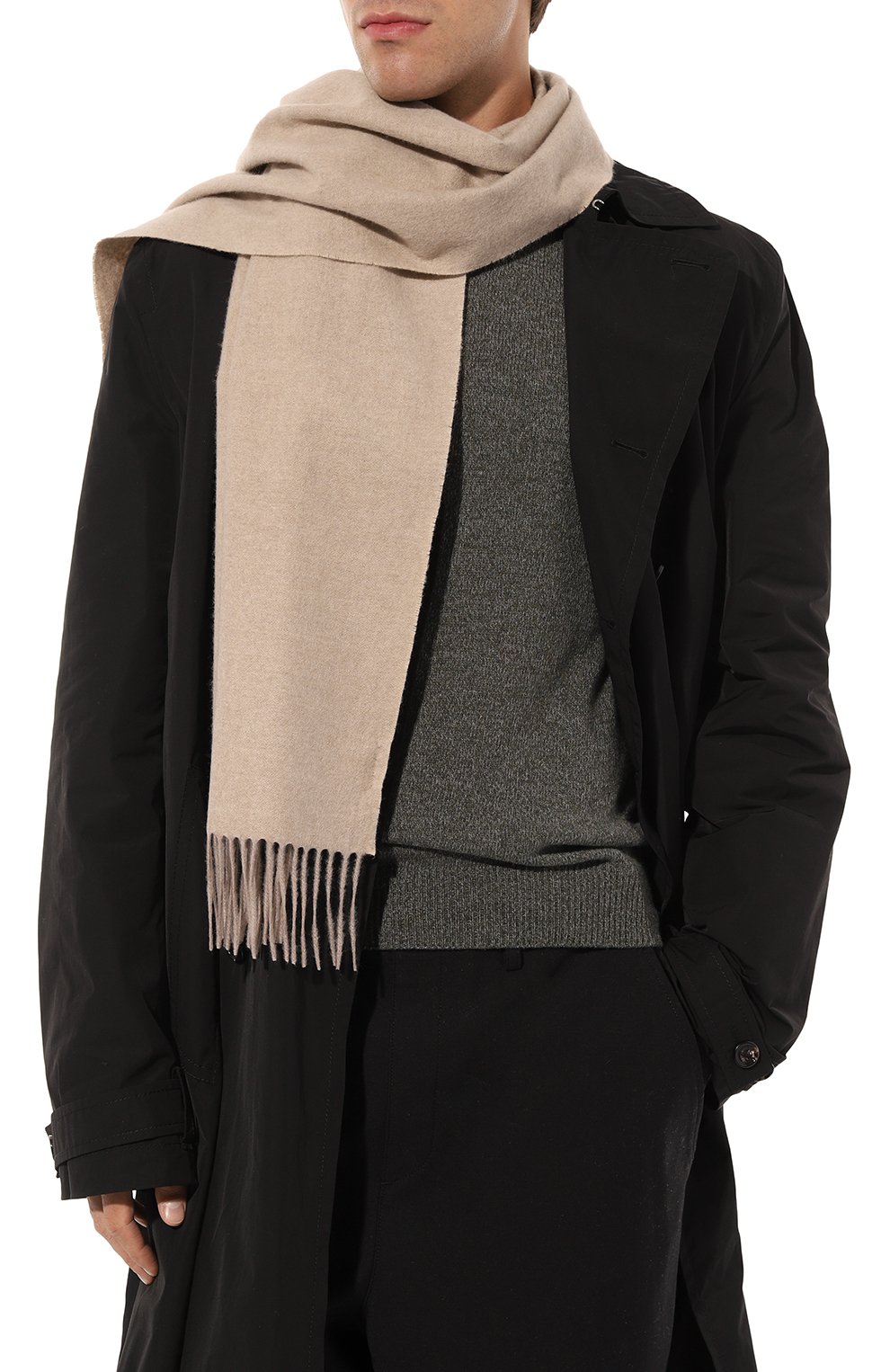 Двусторонний шарф из кашемира KITON, арт. USCIACXC1023, фото 2