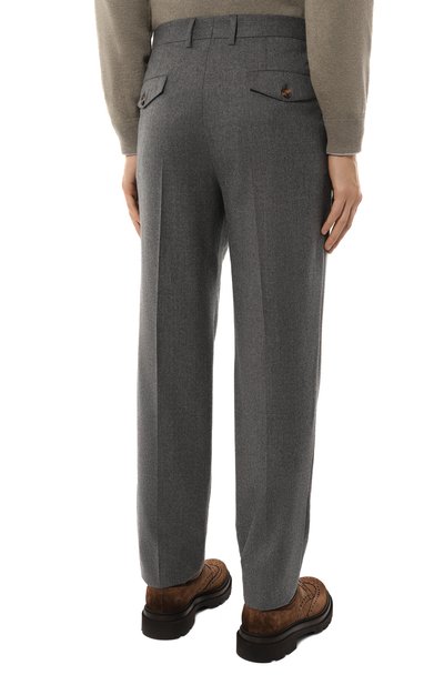 Шерстяные брюки BRUNELLO CUCINELLI, арт. ME226E1920, фото 4