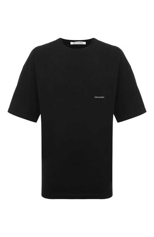 

Хлопковая футболка Trussardi, Чёрный