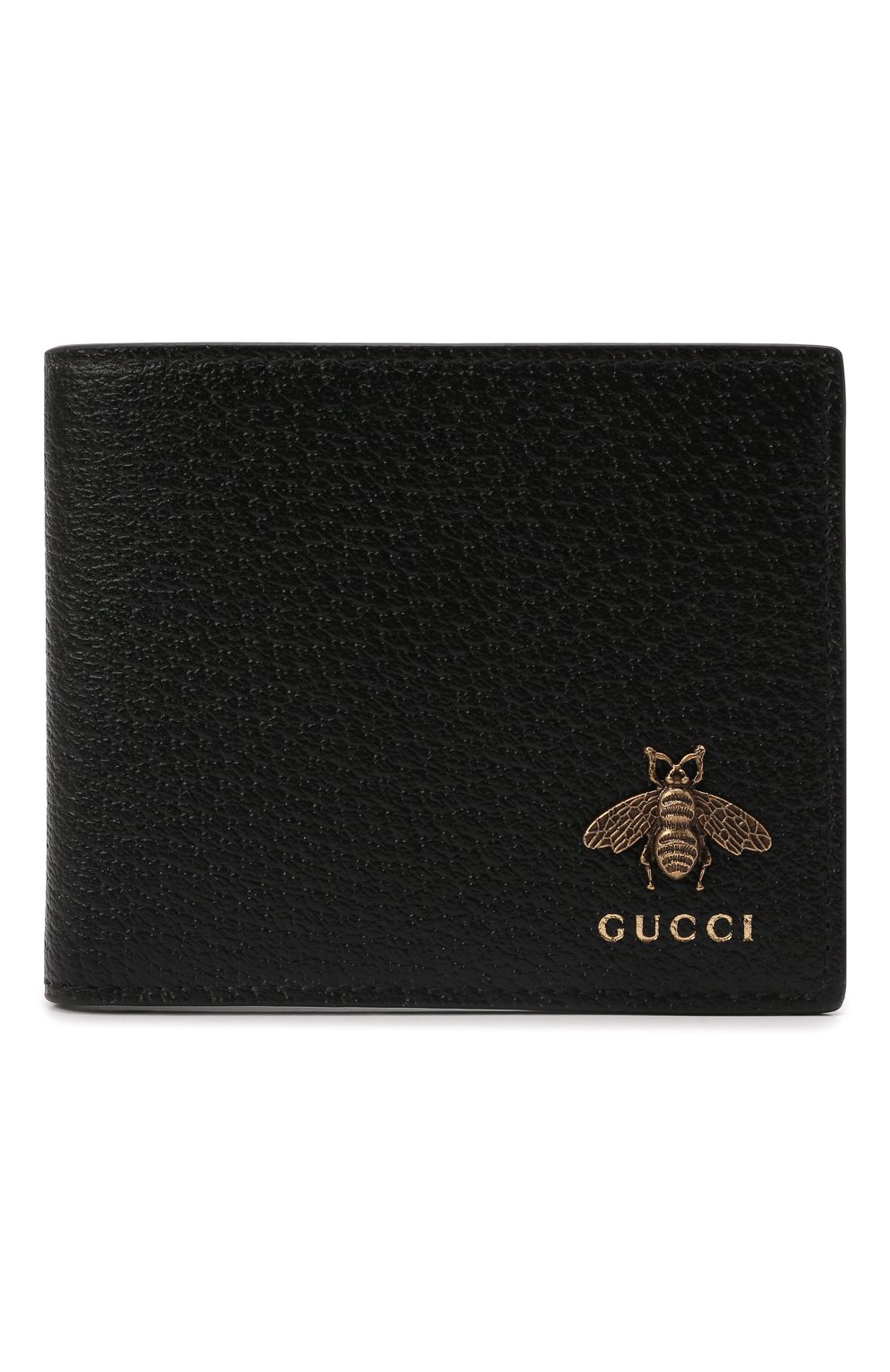 Кожаное портмоне animalier с отделениями для кредитных карт GUCCI, арт. 523664/DJ20T, фото 1