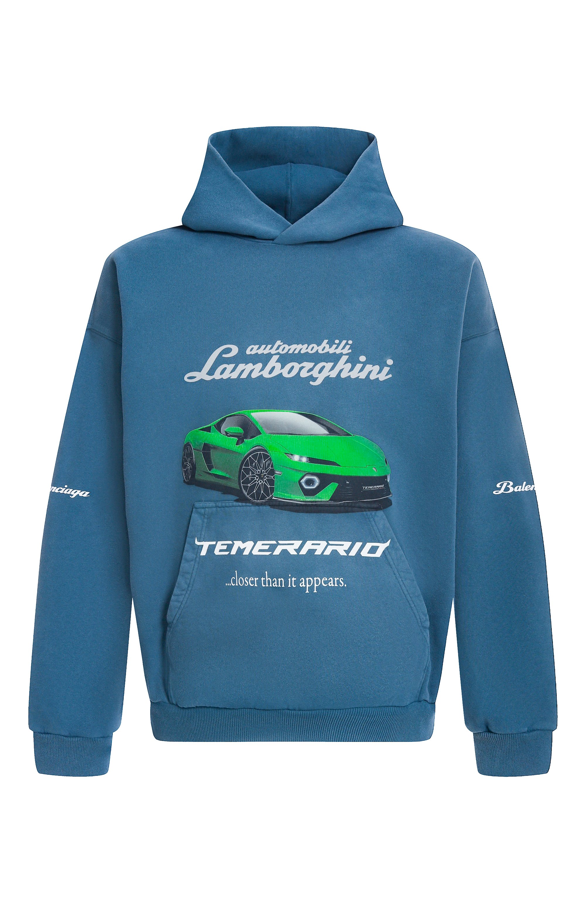 Хлопковое худи balenciaga x automobili lamborghini BALENCIAGA, арт. 767877/TSVT9, фото 1