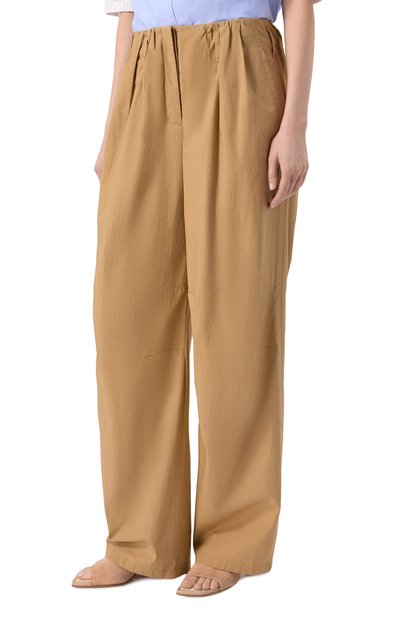 Хлопковые брюки DOROTHEE SCHUMACHER бежевого цвета по цене 43750 руб., арт. 448213, фото 3 Хлопковые брюки DOROTHEE SCHUMACHER, арт. 448213, фото 3