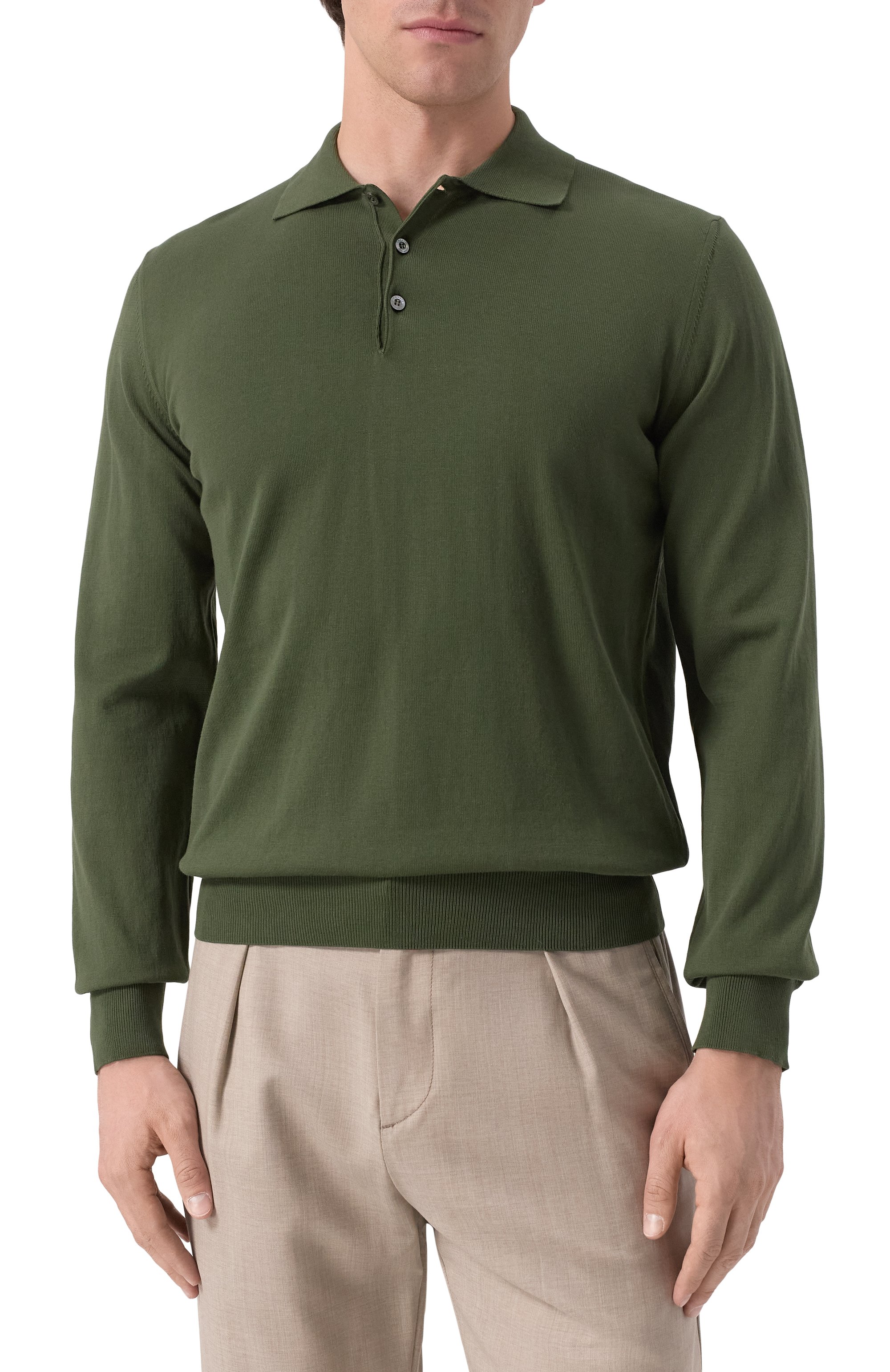 Хлопковое поло CANALI, арт. C0017/MK00145, фото 3