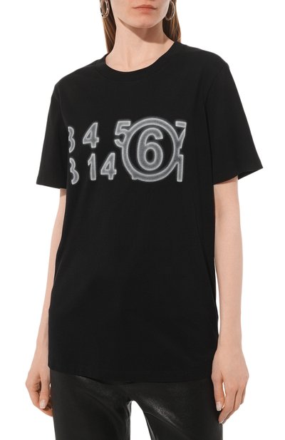 Хлопковая футболка MM6, арт. S52GC0277/S24312, фото 3