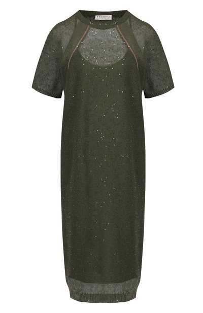 Женское платье с пайетками BRUNELLO CUCINELLI, арт. M10572A90
