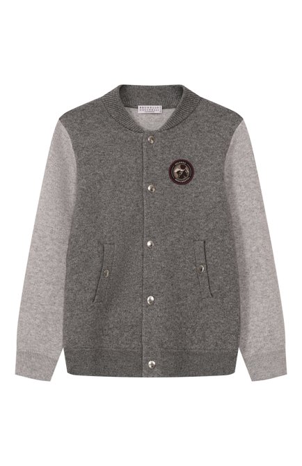 Бомбер из шерсти и кашемира BRUNELLO CUCINELLI, арт. B36M12546C