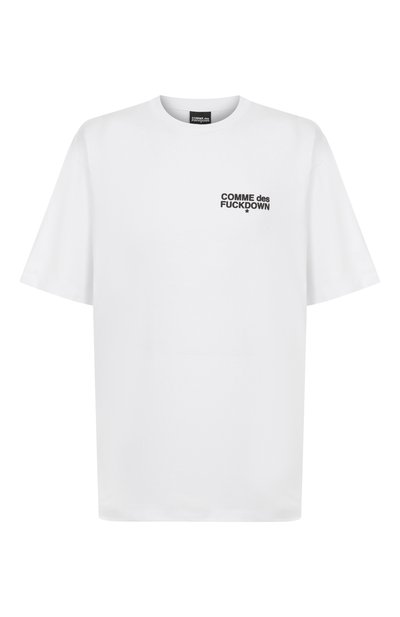 Мужская хлопковая футболка COMME DES FUCKDOWN, арт. CFABW01511