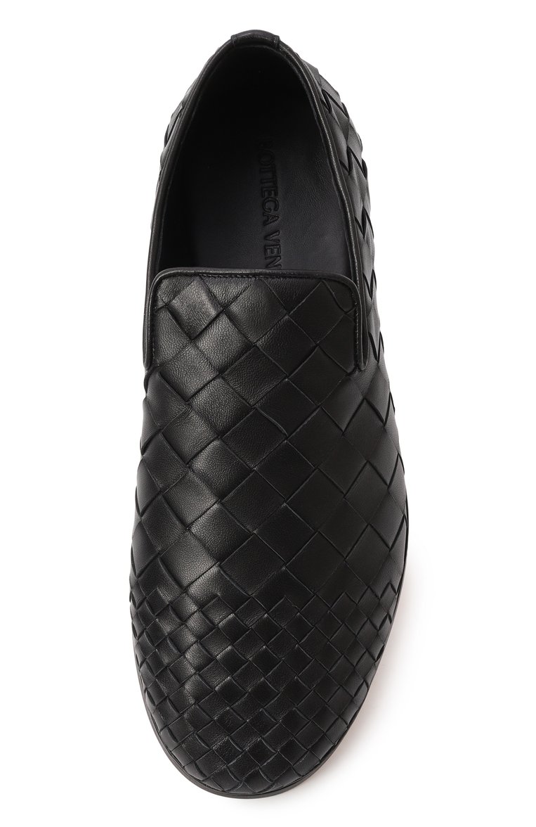 Мужские кожаные слиперы sunday BOTTEGA VENETA черного цвета, арт. 819500/V55V0 | Фото 6 (Материал внутренний: Натуральная кожа; Нос: Не проставлено; Материал внешний: Натуральная кожа; Материал сплава: Проставлено; Стили: Кэжуэл)