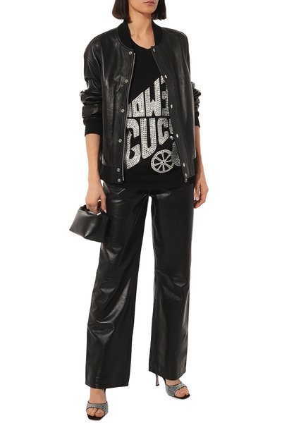 Хлопковая футболка GUCCI, арт. 615044 XJDZ4, фото 2