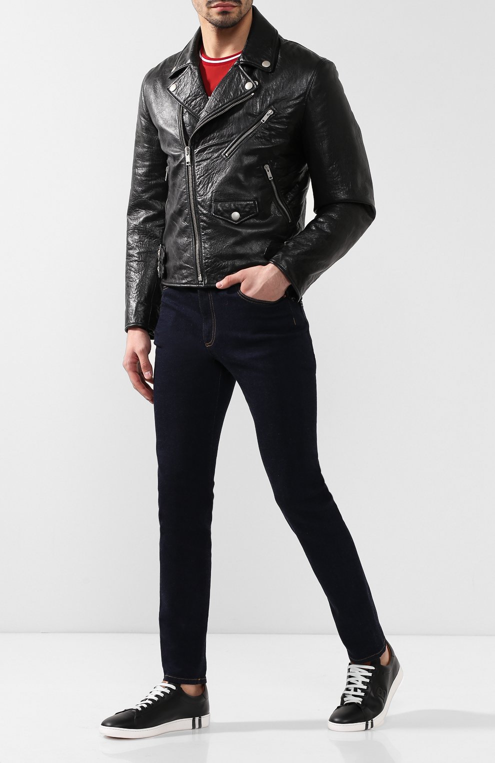 Кожаная косуха GIVENCHY, арт. BM007B603U, фото 2