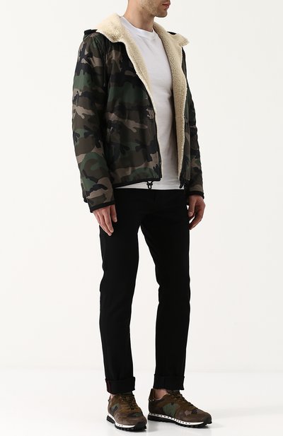 Комбинированные кроссовки rockrunner  VALENTINO, арт. QY2S0952/NYM, фото 2