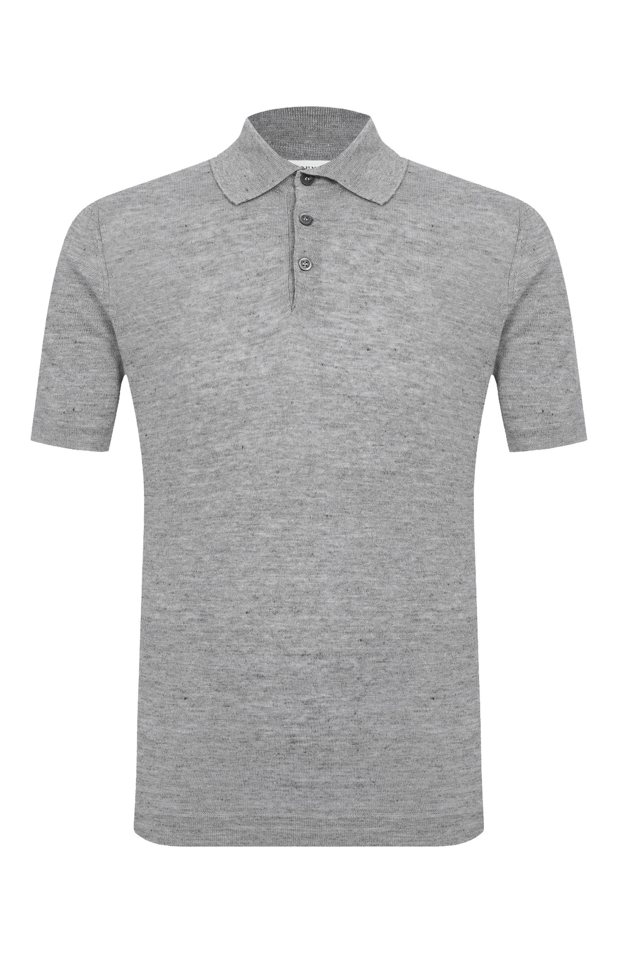 Поло изо льна и хлопка BRUNELLO CUCINELLI, арт. M2L00315, фото 1