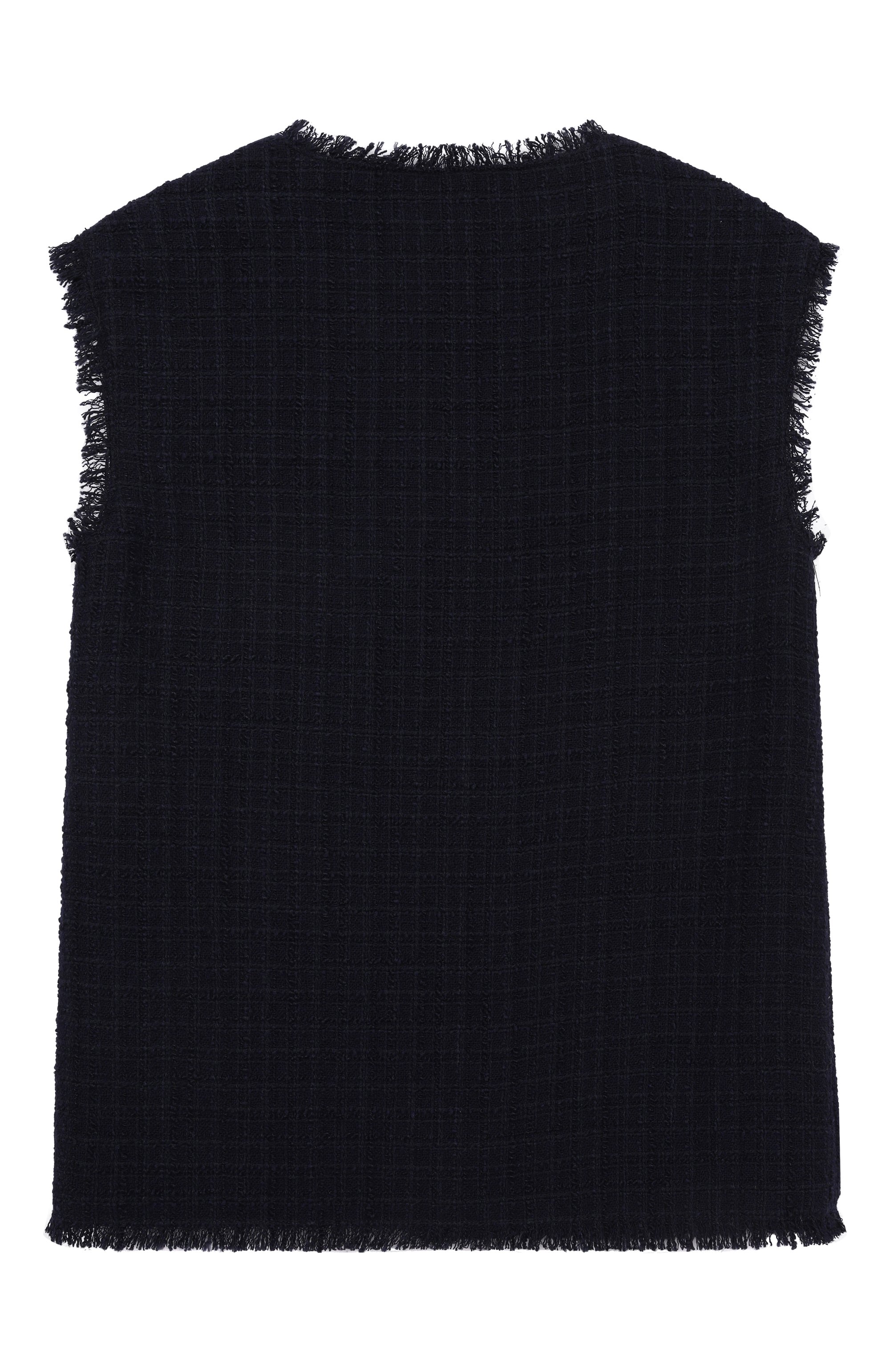 Твидовый жилет IL GUFO, арт. P25GI054C5052/5A-8A, фото 2