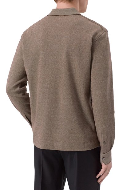 Хлопковое поло ZEGNA, арт. E739/UE394A8, фото 4