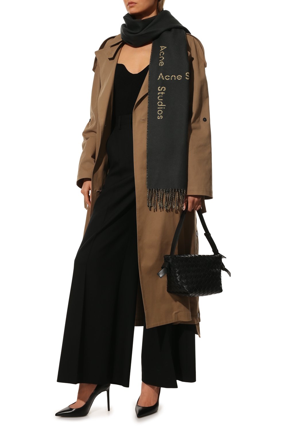 Шерстяной шарф ACNE STUDIOS, арт. CA0178/W, фото 2