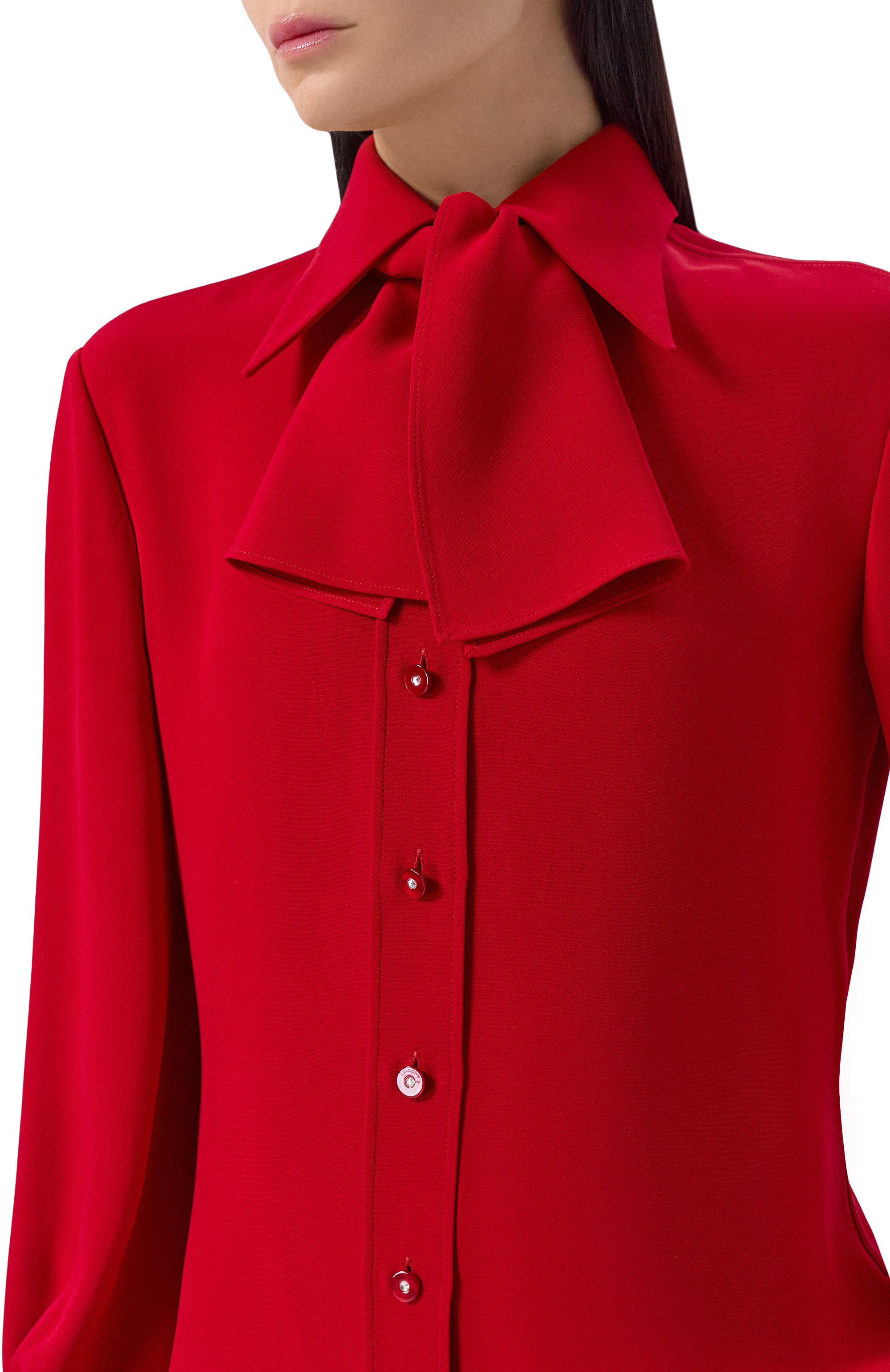 Шелковая блузка VALENTINO, арт. 8B3AB840/1MM, фото 5