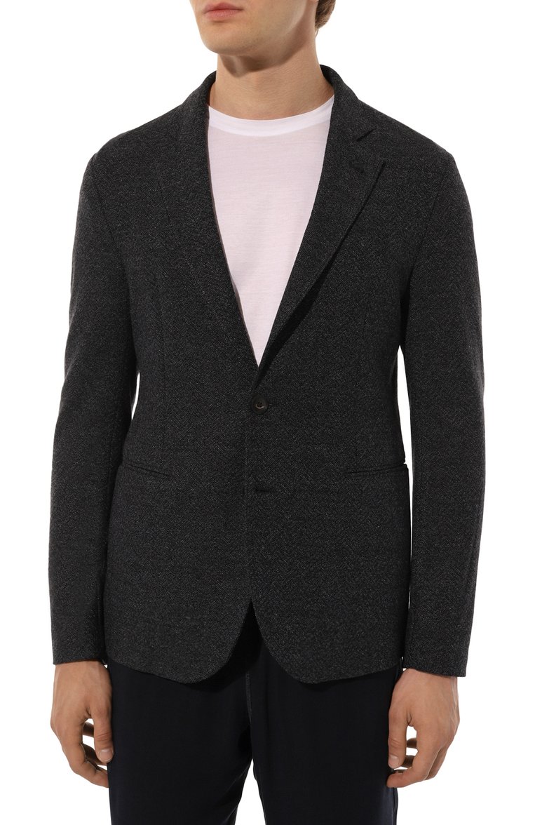 Пиджак из вискозы и шерсти EMPORIO ARMANI, арт. EM000069/TE10582, фото 1