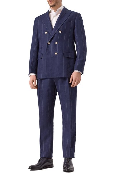 Мужской льняной костюм BRUNELLO CUCINELLI, арт. MB400LDPM