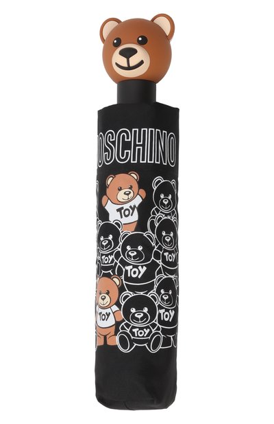 Складной зонт MOSCHINO черного цвета по цене 12500 руб., арт. 8422 0PENCL0SE, фото 4 Складной зонт MOSCHINO, арт. 8422 0PENCL0SE, фото 4