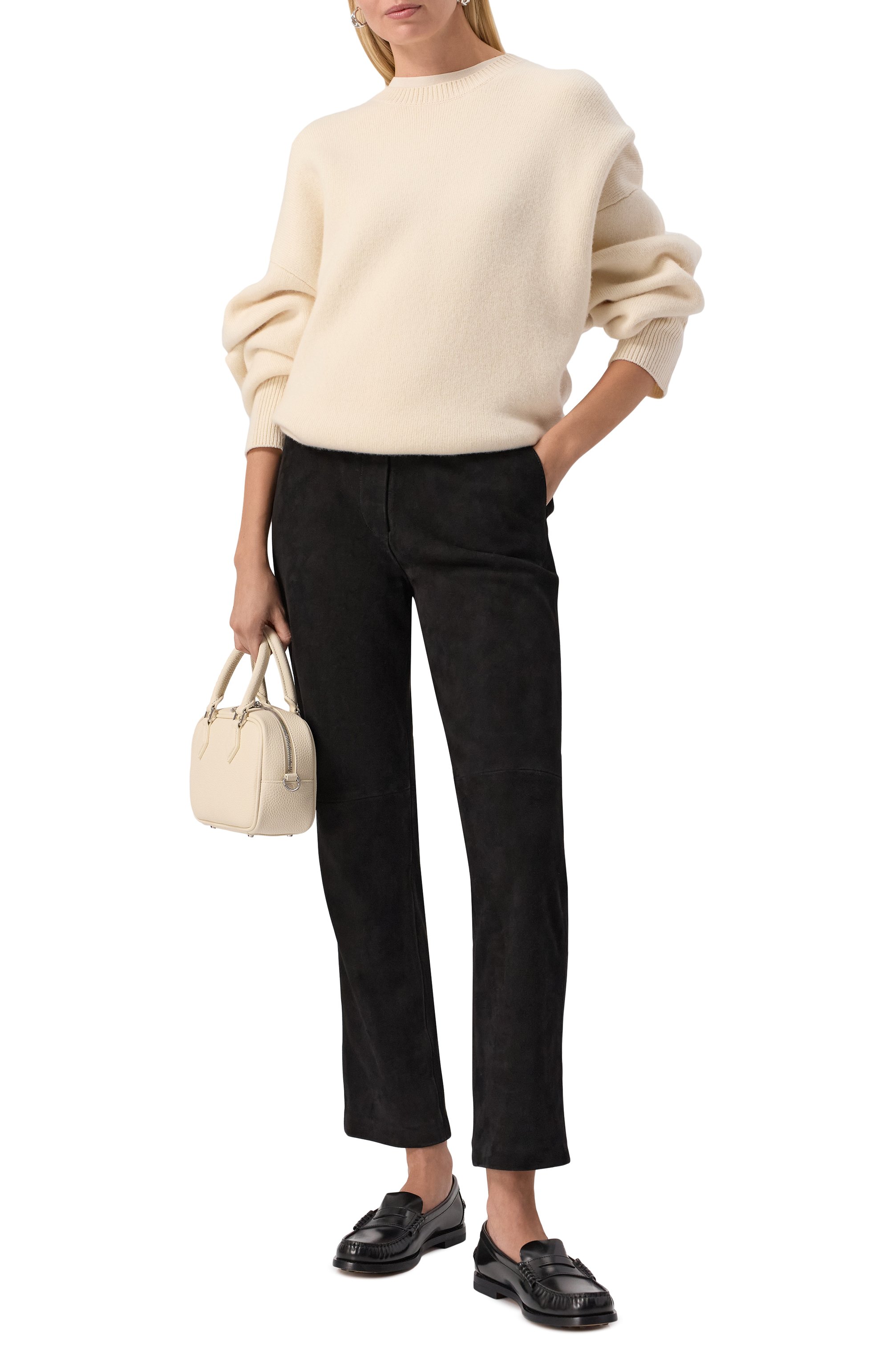 Замшевые брюки 12 STOREEZ, арт. 127841, фото 2