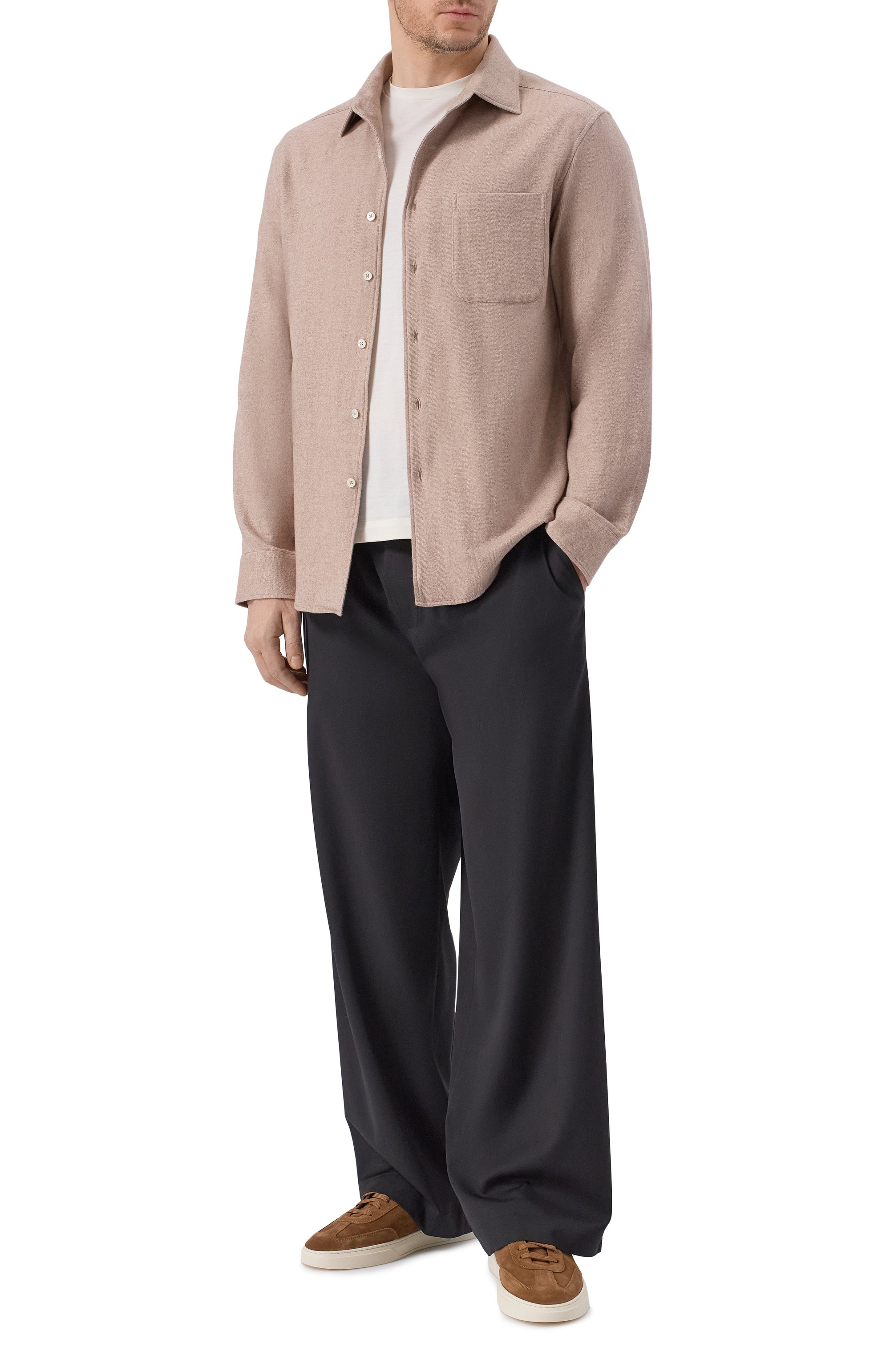 Хлопковая рубашка 12 STOREEZ, арт. 134857, фото 2