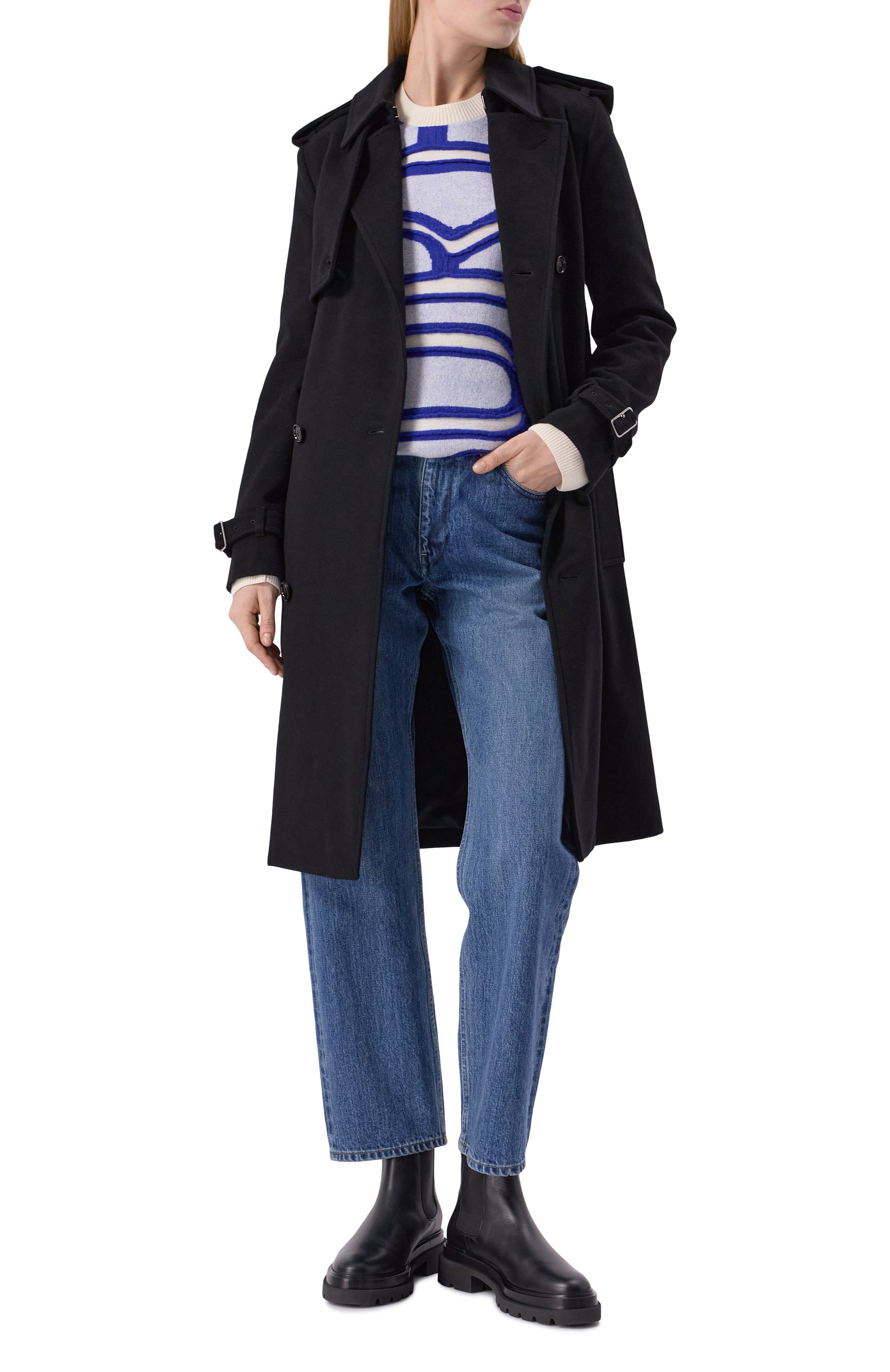 Шерстяной пуловер BURBERRY, арт. 8102695, фото 2