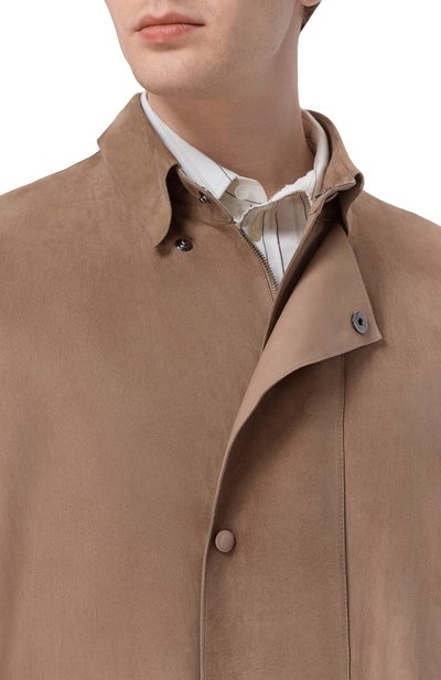 Замшевое пальто GIORGIO ARMANI, арт. GM003279/AF24925, фото 5