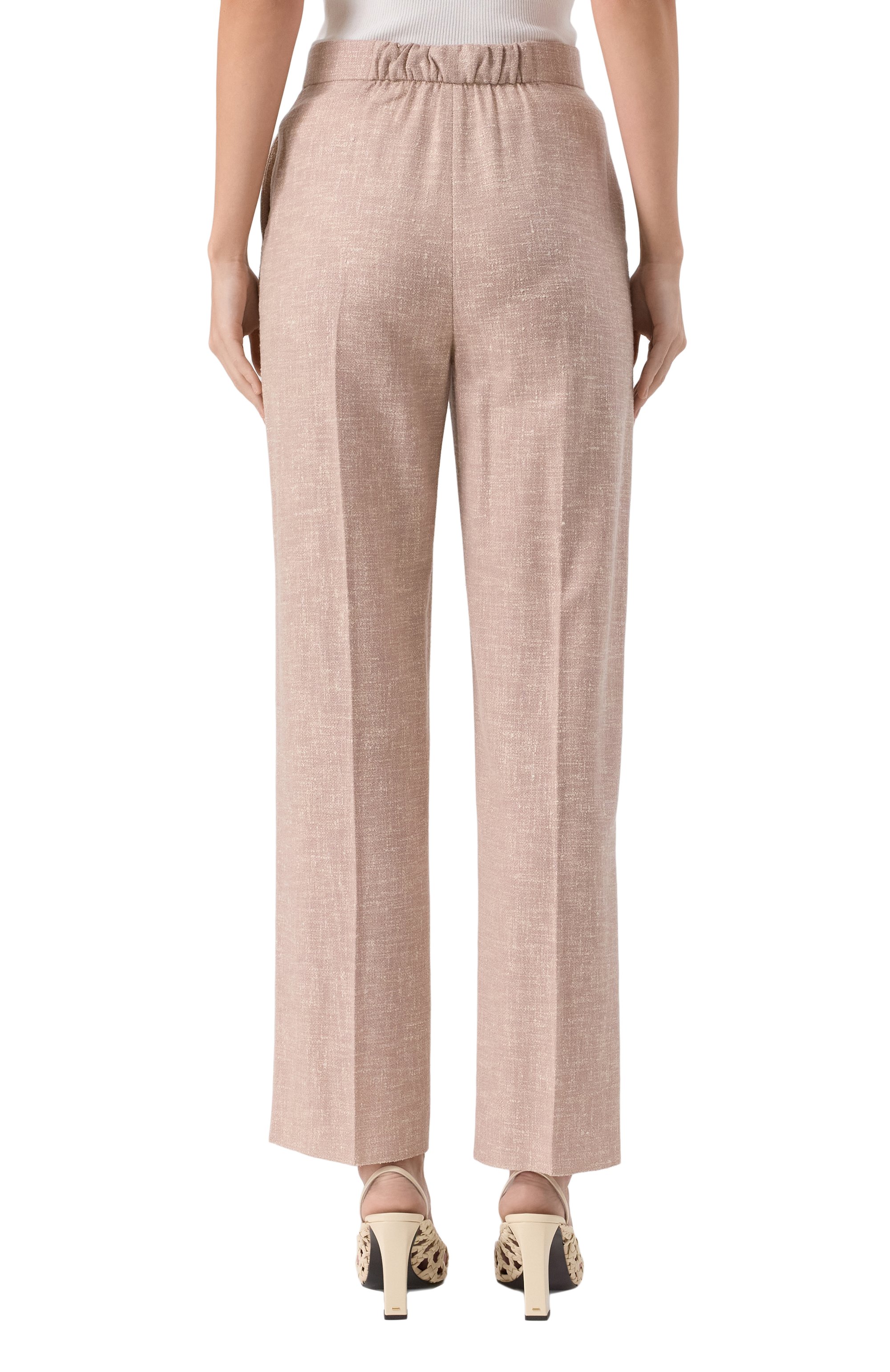 Брюки из шерсти и шелка AGNONA, арт. T70907/U1127, фото 4