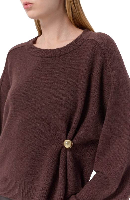 Кашемировый свитер Loulou de Saison BILL Коричневый  BILL Фото 5