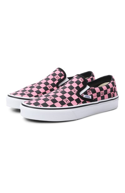 Женские текстильные слипоны valentino x vans VALENTINO, арт. 8W2S0NY9/HPK
