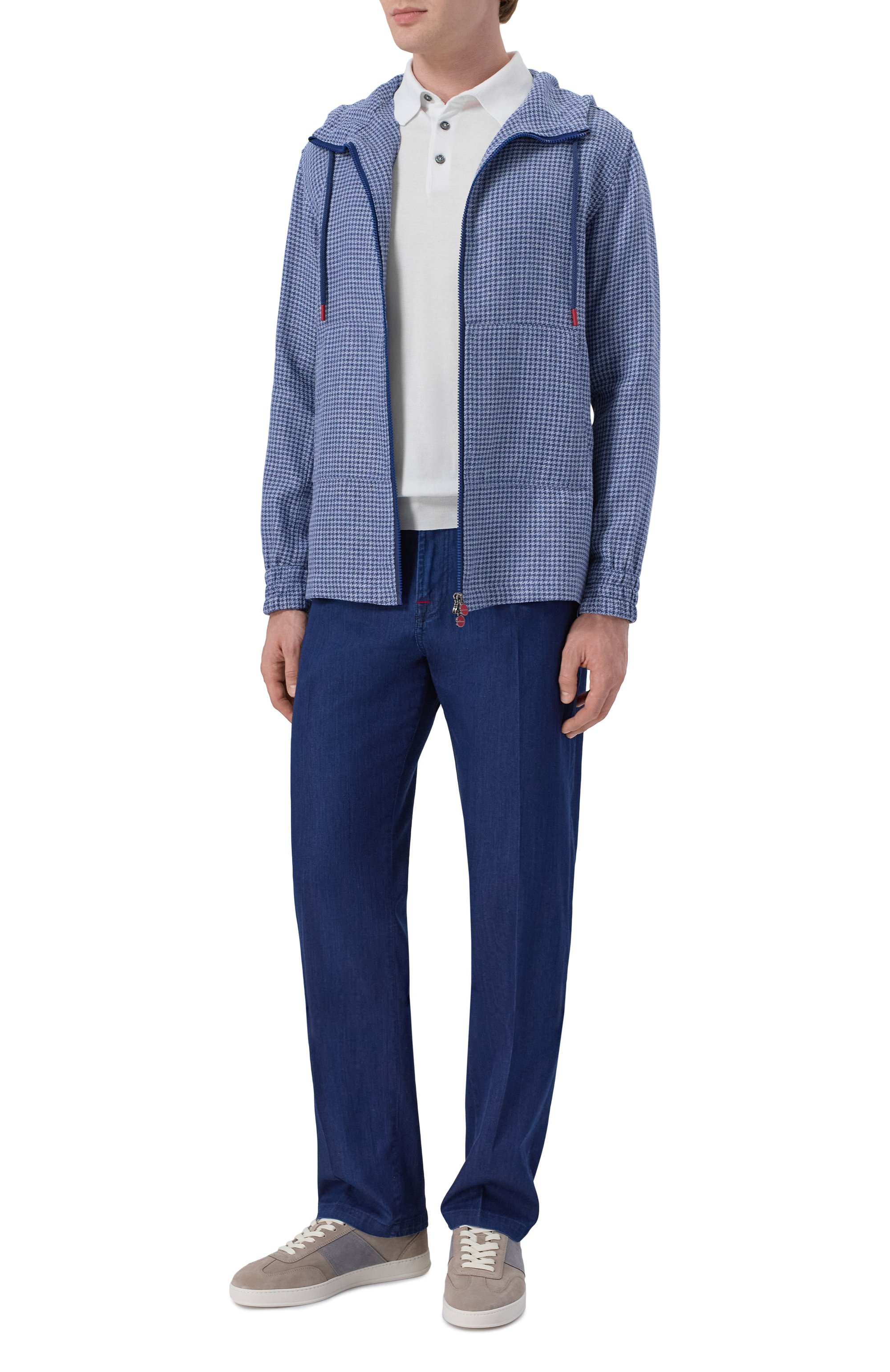 Куртка-рубашка изо льна и шелка KITON, арт. UMC010K0631G, фото 2