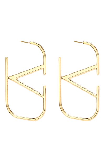 Серьги vlogo VALENTINO золотого цвета по цене 38850 руб., арт. TW2J0E27/MET, фото 3 Серьги vlogo VALENTINO, арт. TW2J0E27/MET, фото 3