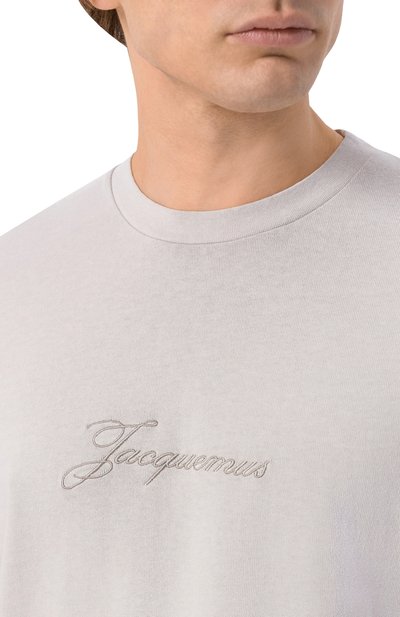 Хлопковый лонгслив JACQUEMUS, арт. 26ETSM00632/AJ00045, фото 5