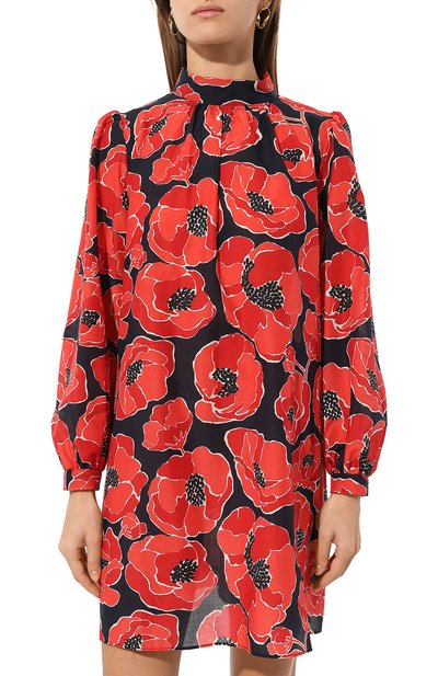 Платье из хлопка и шелка A.P.C., арт. C0GVYF35062EAE, фото 3