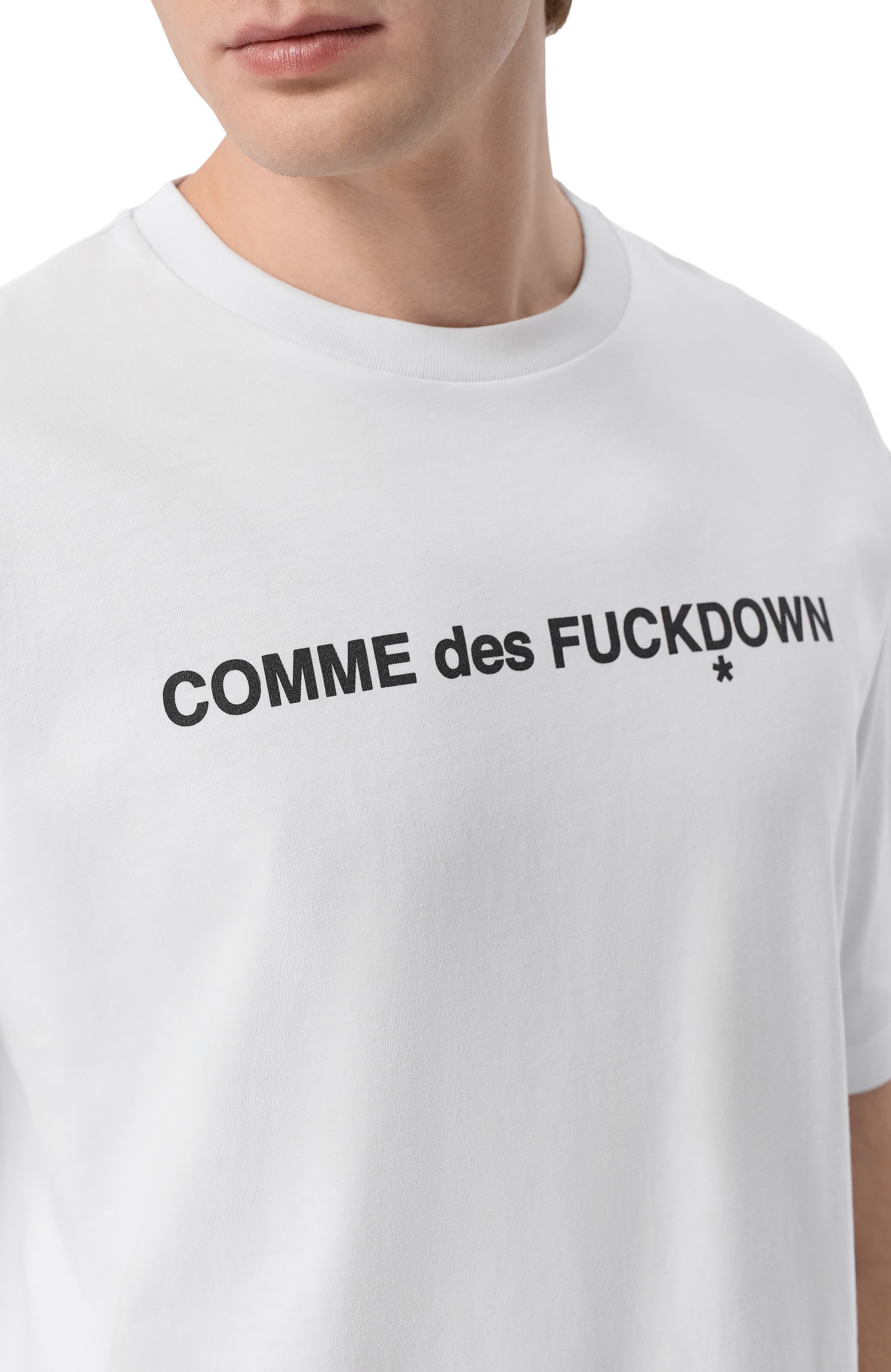 Хлопковая футболка COMME DES FUCKDOWN, арт. CFABM01902, фото 5