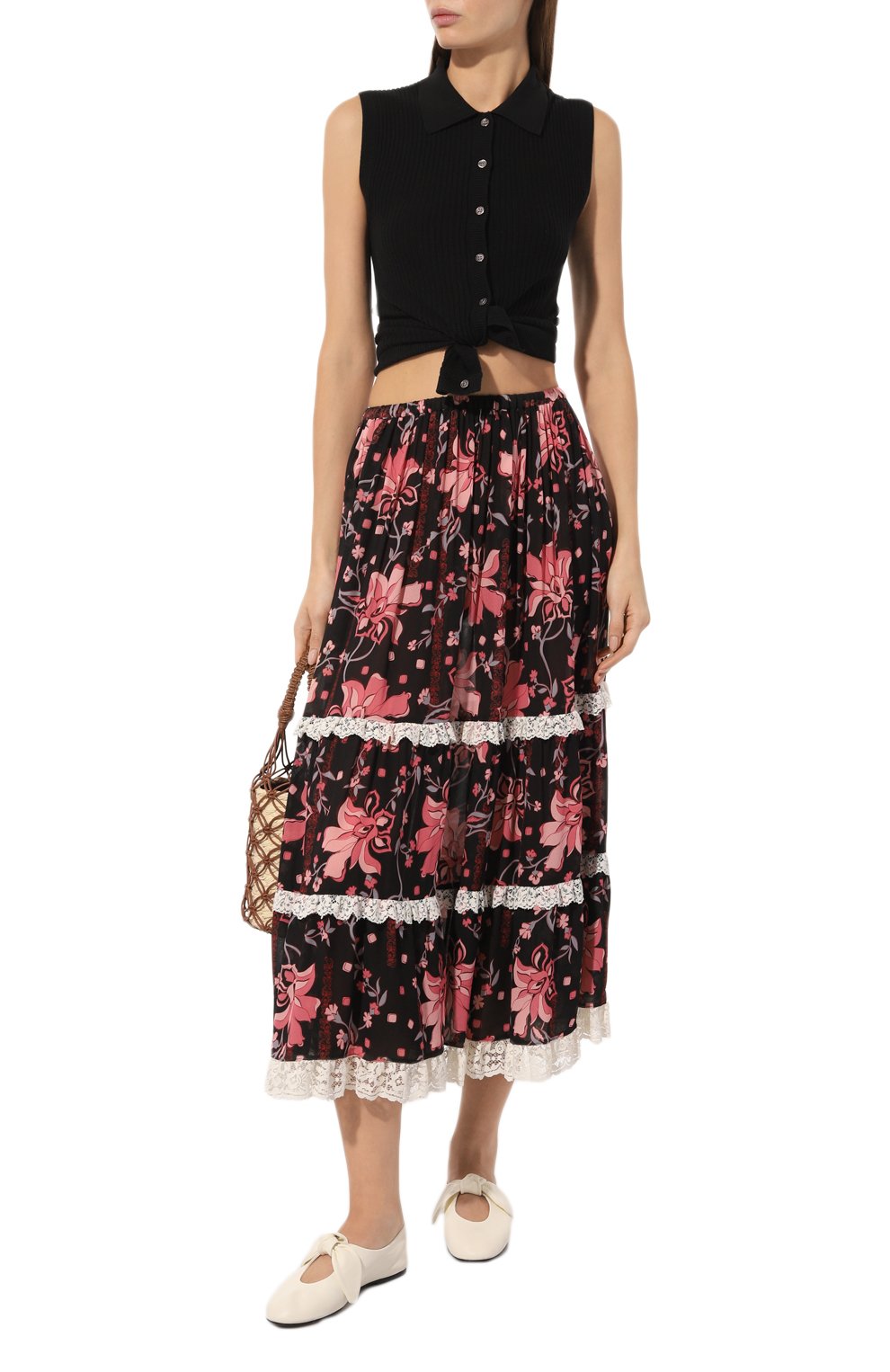 Юбка из вискозы GUCCI, арт. 652724 ZJP27, фото 2