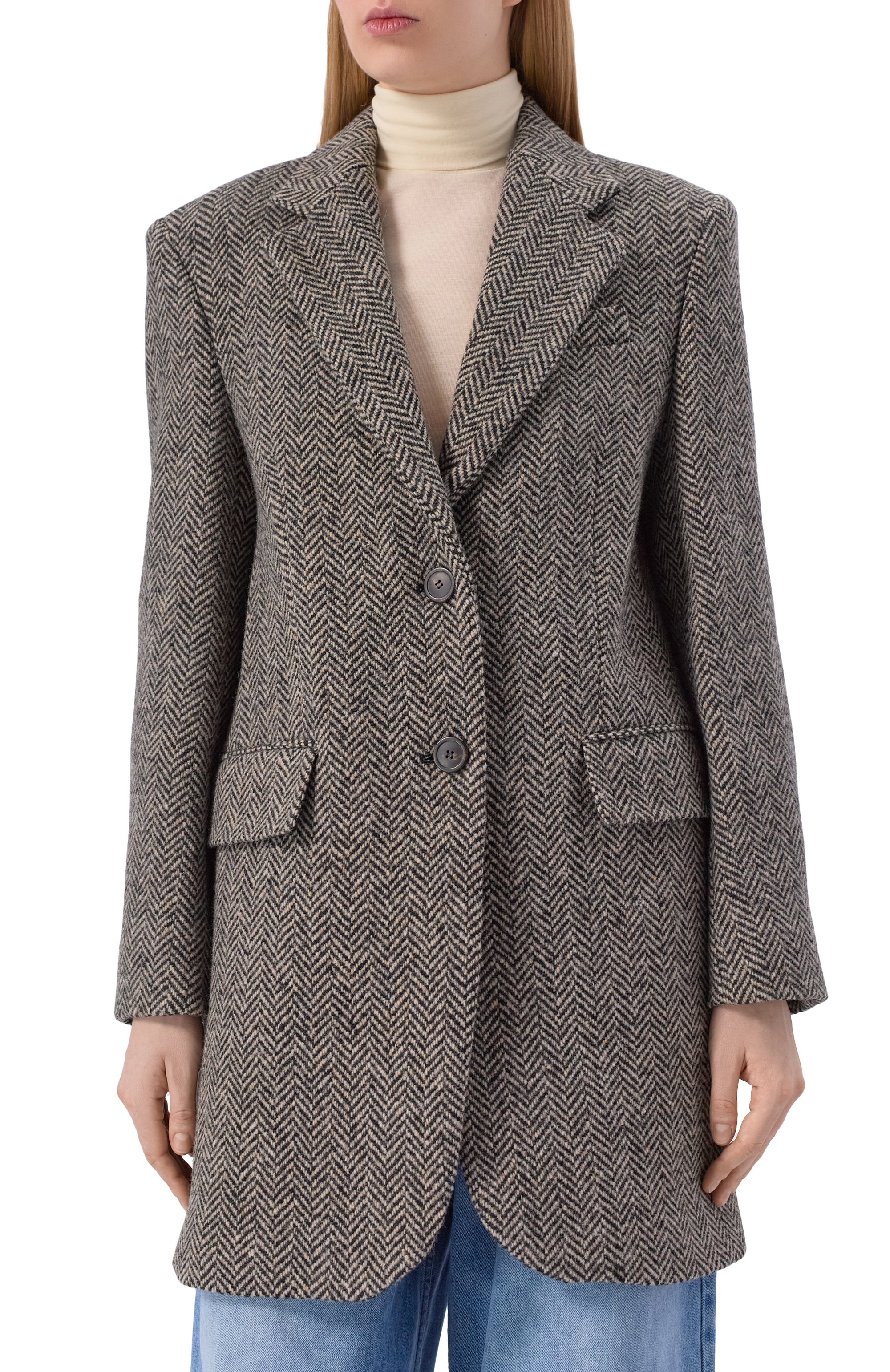 Шерстяное пальто WEEKEND MAX MARA, арт. MAI0RCA, фото 3