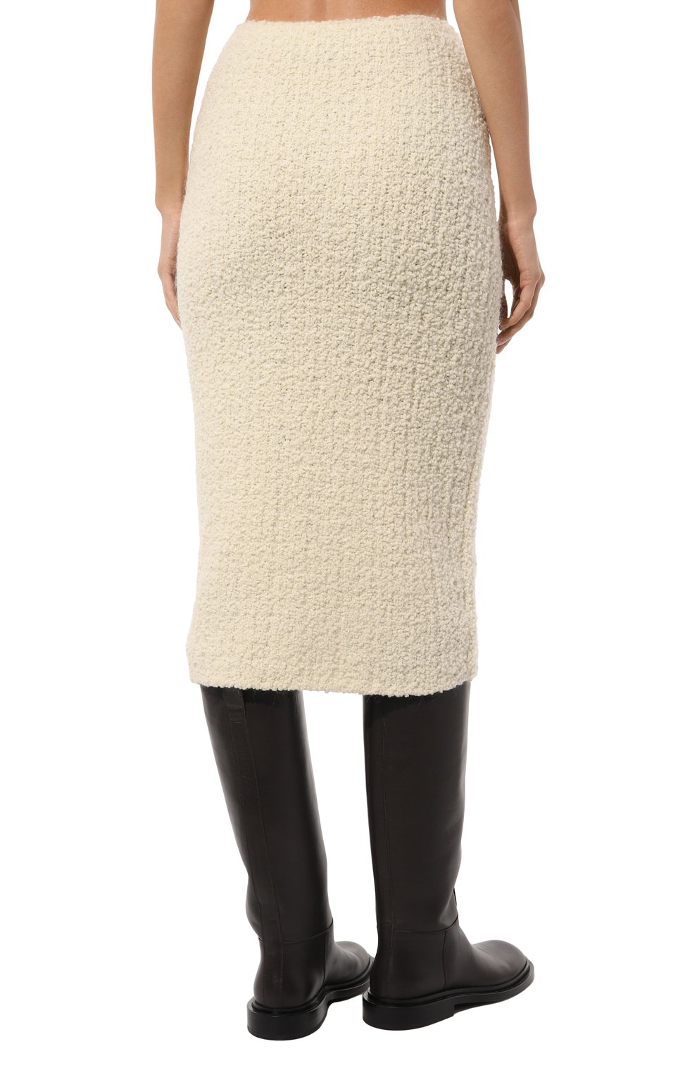 Шерстяная юбка MONCLER кремового цвета по цене 77000 руб., арт. 9H000-05-M4806, фото 4 Шерстяная юбка MONCLER, арт. 9H000-05-M4806, фото 4