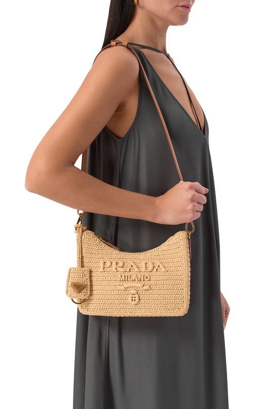 Сумка Re-Edition Prada 1BC204/2M2T Бежевый  1BC204/2M2T Фото 2