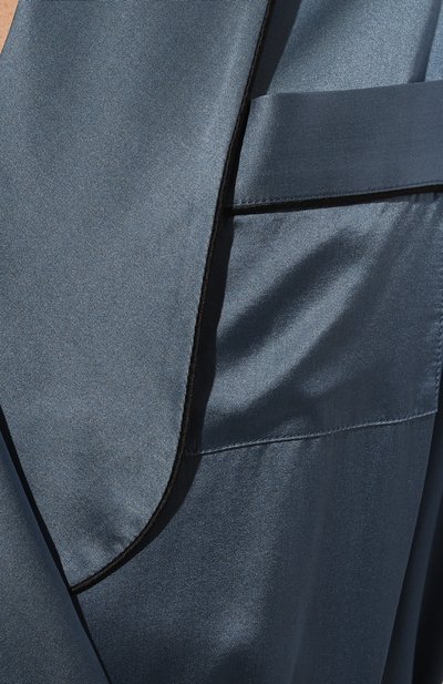 Халат из шелка и вискозы MARJOLAINE, арт. 6VAL2201, фото 5